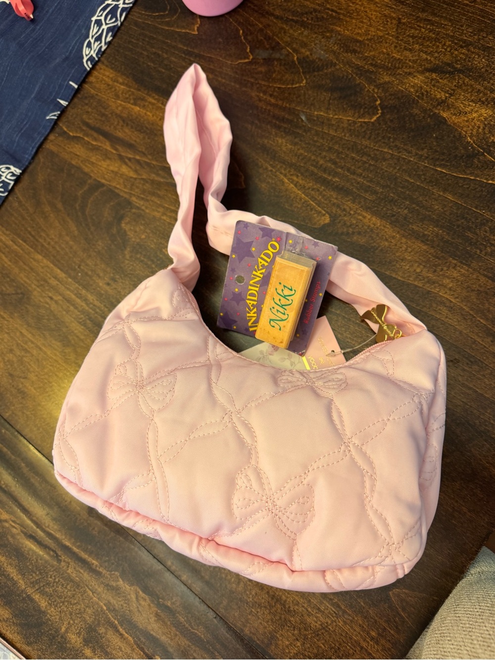LoveShackFancy Target Yoobi Shoulder bag Sterling Dusk
